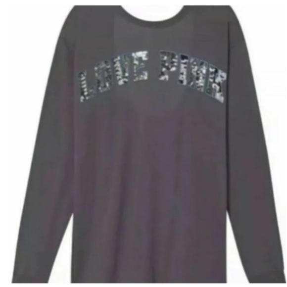 Victoria’s Secret PINK Sequined Crew Neck - Picture 3 of 13